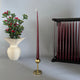 Maroon Lacquer Taper Candle (42 cm)