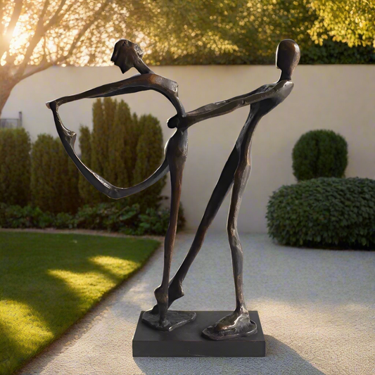 Amantes Dancing Courtyard Big Sculpture for Homes