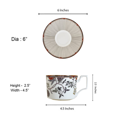 Marigold Bonechina Tea Set ( set of 15 pcs)