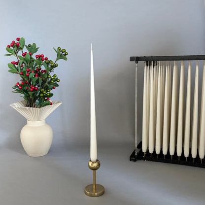 Ivory White Taper candle (42 cm)