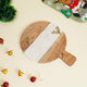 Christmas Marble Deer Cheese Platter (10 inches)