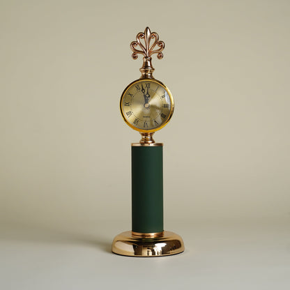 Tempus Leather Table clock (Green)