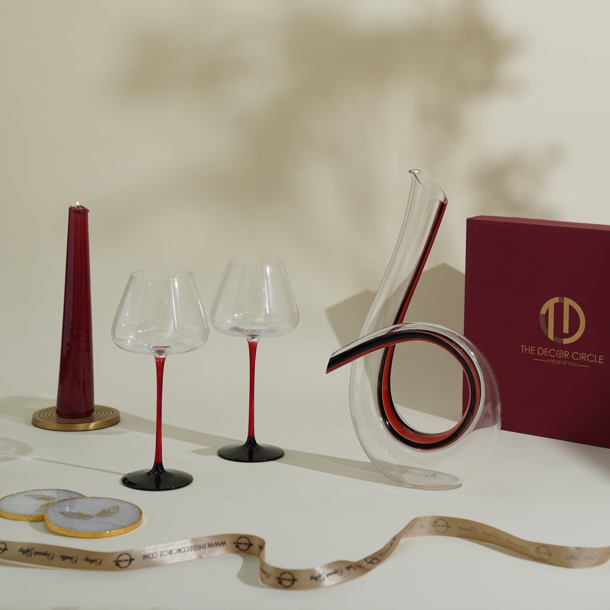 Christmas Decanter & Glasses Gift Box