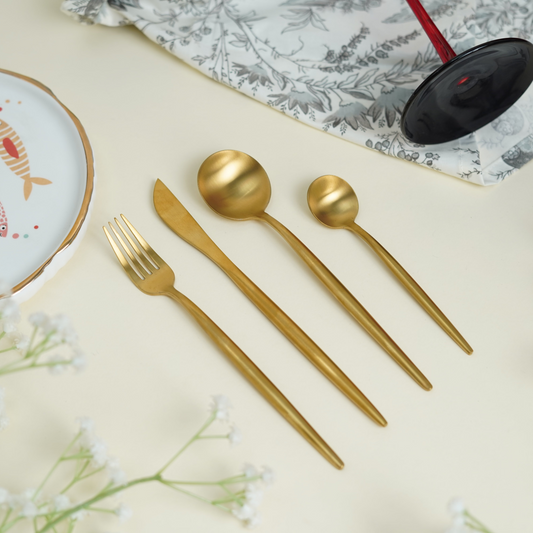 Nordic Gold Starter Cutlery (Set of 24 pieces)