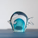 Serene Blue Fish Glass sculpture
