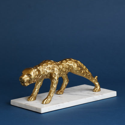 Augustus Leopard Table Sculpture