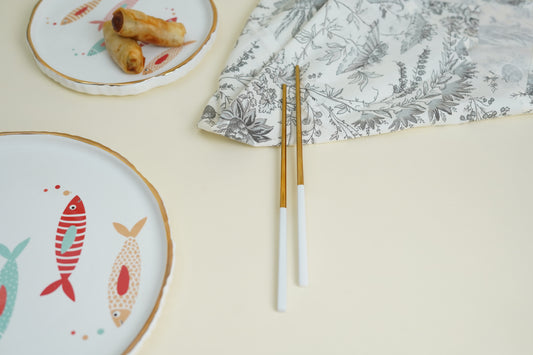 Nordic White Gold Chopsticks