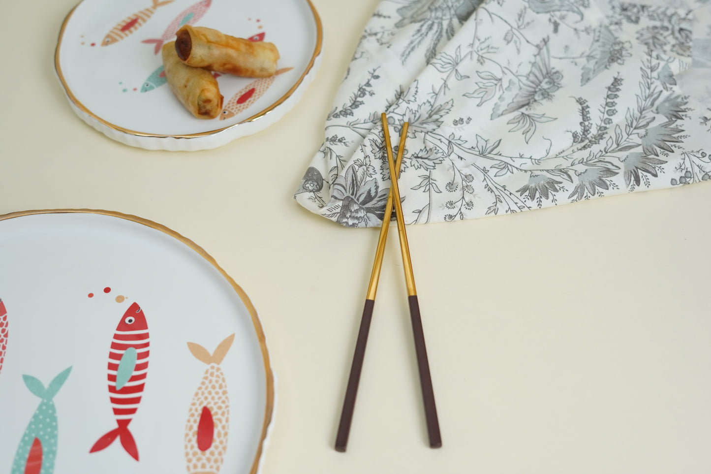 Nordic Coffee Brown Gold Chopsticks