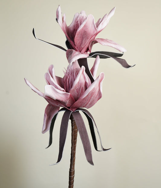 Pink Magnolia Foam Artificial Flower