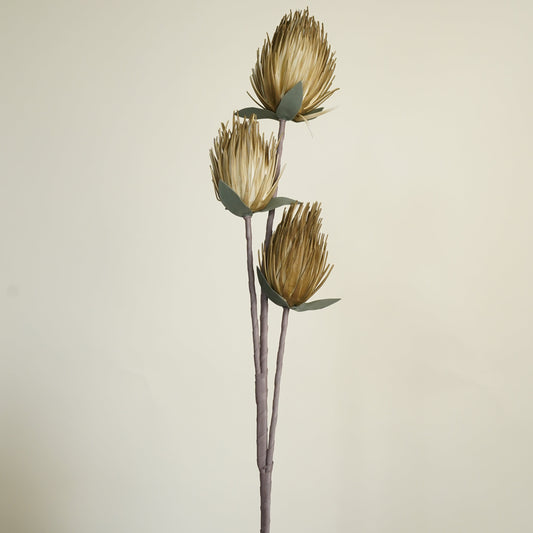 Olive Firewood Banksia Artificial Flower Stem