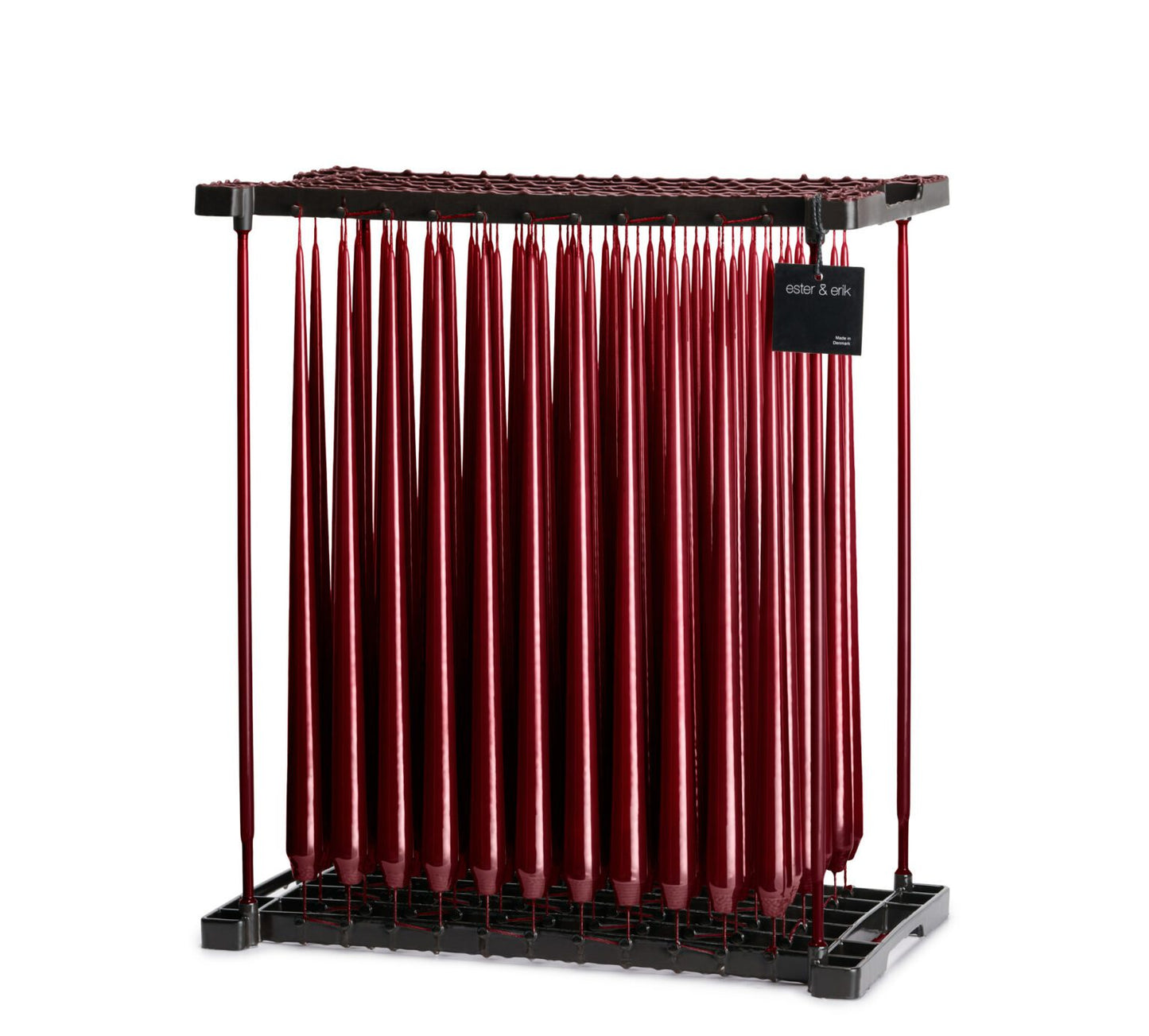 Maroon Lacquer Taper Candle (42 cm)