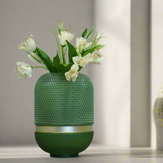 Augustus Green Glass Vase (S)