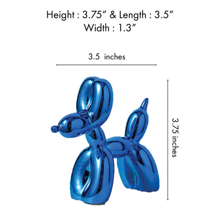 Living Room Ballon Dog Sculpture (BLUE)