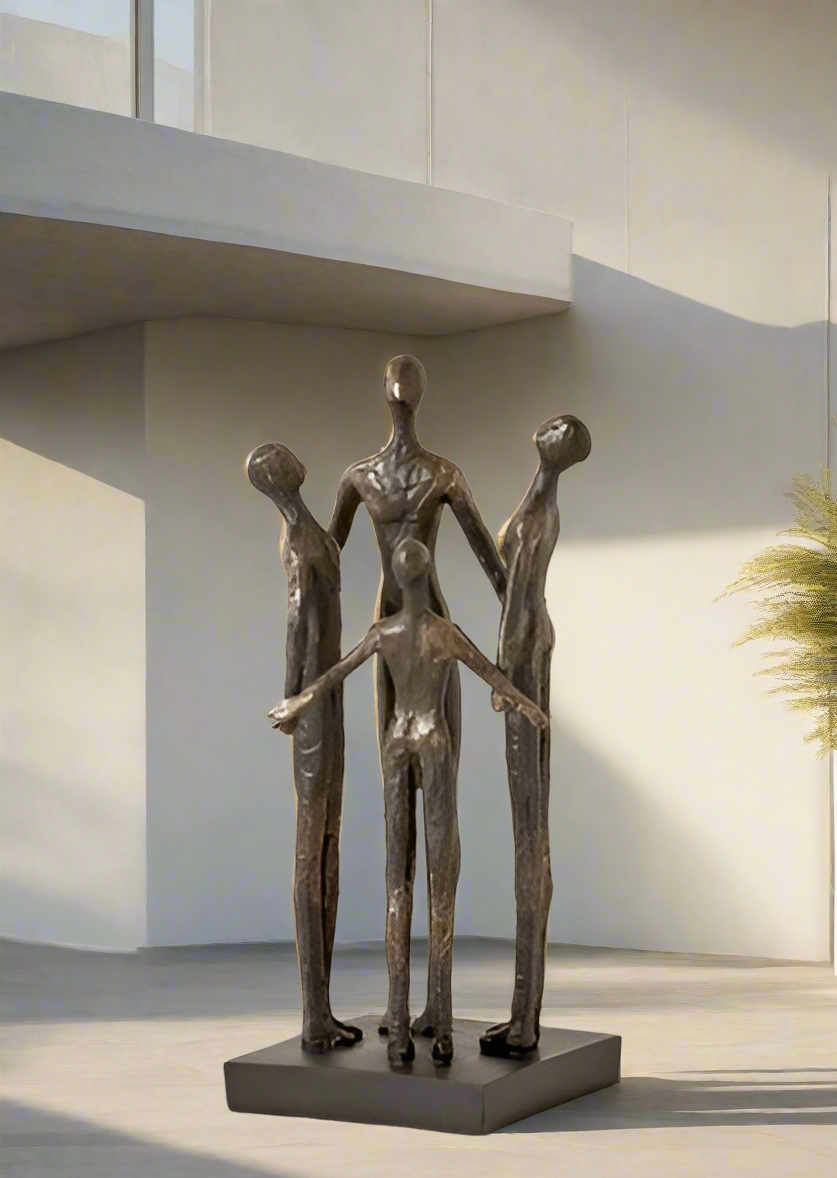 La Familia Sculpture for Courtyard (6 Feet)