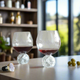 Caleo Crystal Wine Goblet Glass (Set of 4)