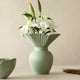Sweven Green Porcelain Flower vase