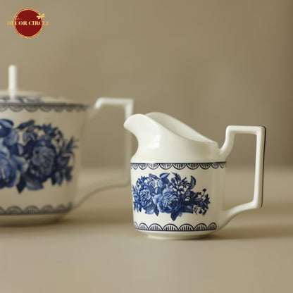 Kheima Blue Paradise Luxury Tea set ( Set of 15 pcs)