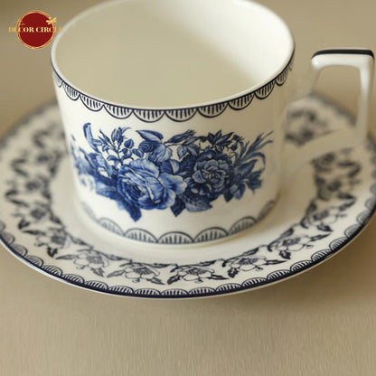 Kheima Blue Paradise Luxury Tea set ( Set of 15 pcs)