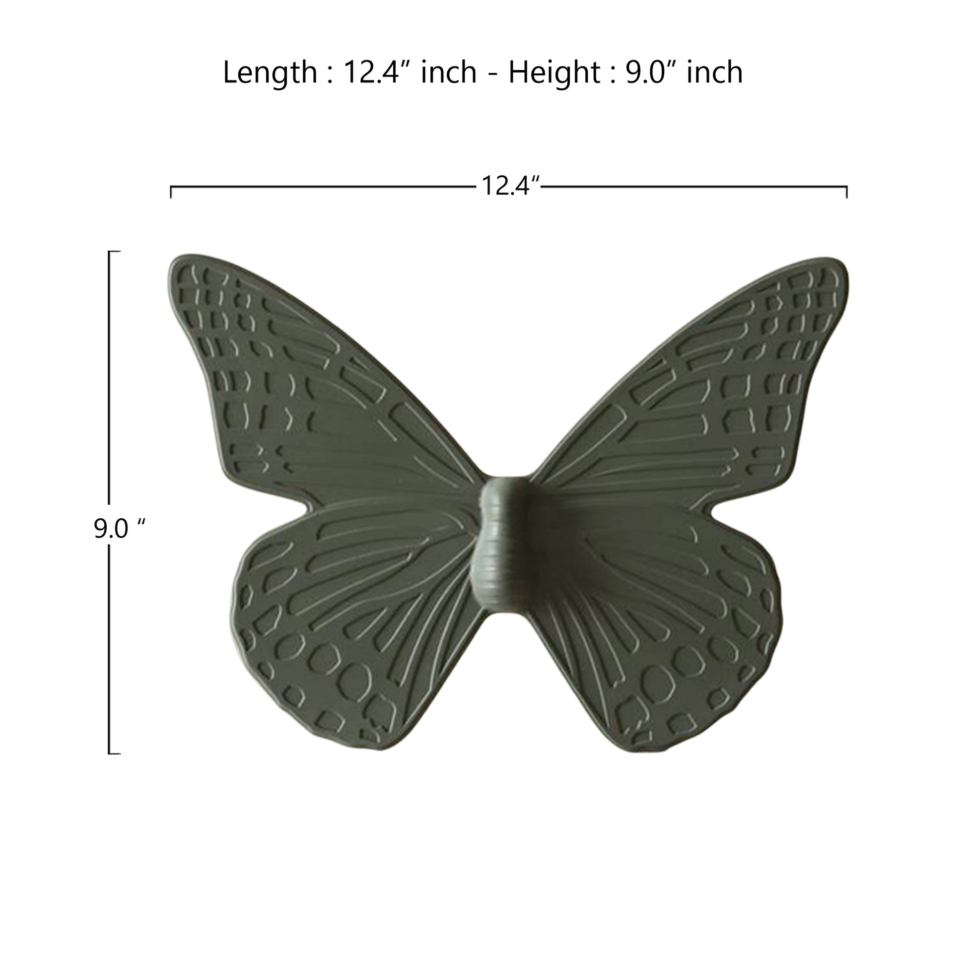 Elysian Grey Wall Decor Butterfly (Set of 2)