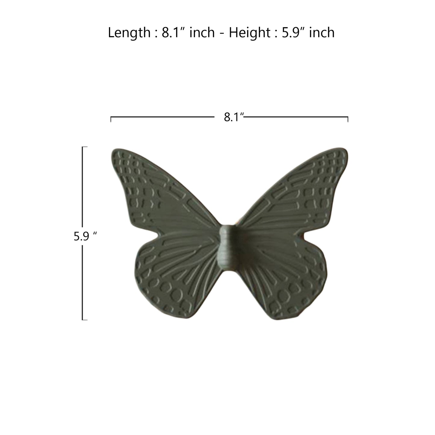 Elysian Grey Wall Decor Butterfly (Set of 2)