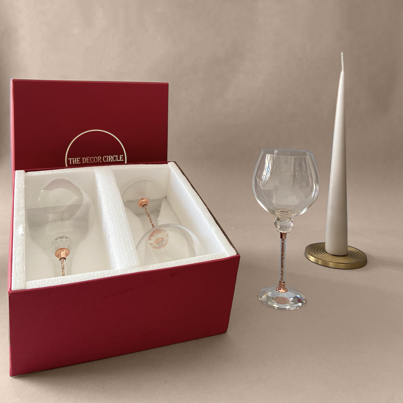 DU VINO King and Queen Beer and Wine Glass Gift Set of 2 | India | Ubuy