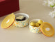 Yellow Ceramic bowls with Lid (Set of 2)
