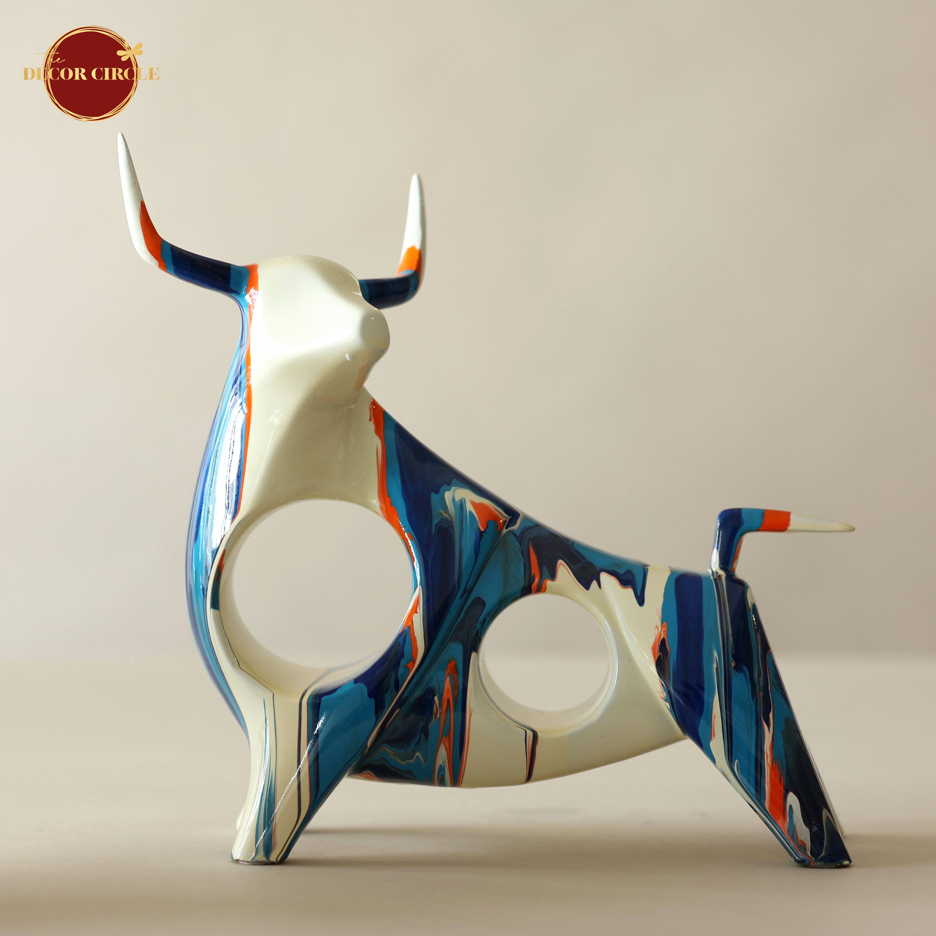 Modern Bull Sculpture For Home Decor – The Decor Circle