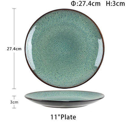 Luxury Inpensus Green Dinner Plate (Large)