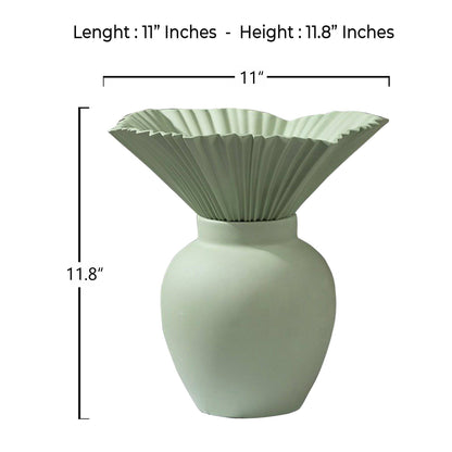 Sweven Green Decorative Flower vase