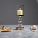 Fulgor Rose Gold Crystal Candle Holder (Set of 2)