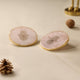 Rose quartz Hamsa Agate Coasters (Set of 2)